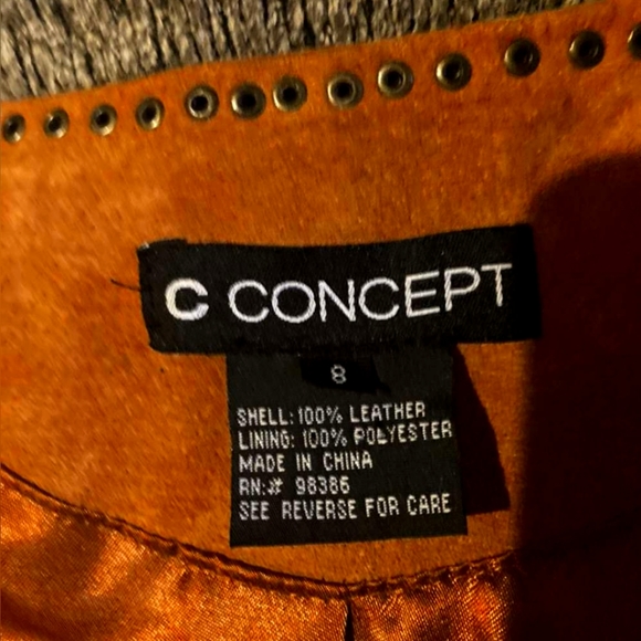 Concept Leather Womans Jacket - Picture 3 of 3